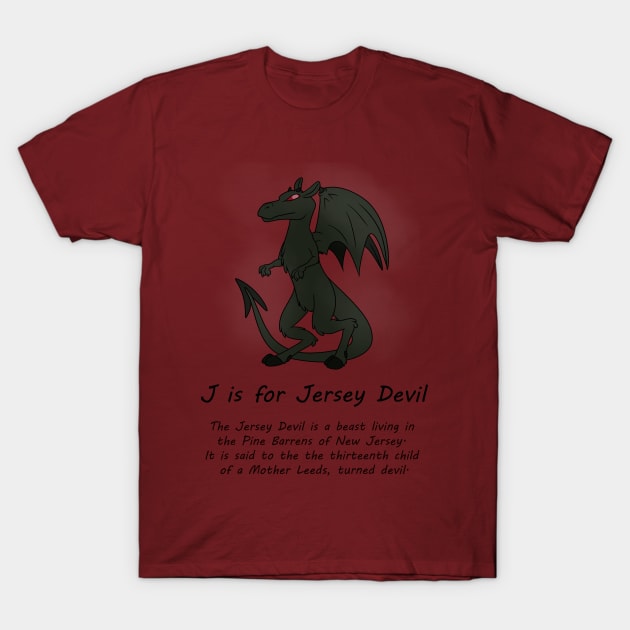 Jersey Devil T-Shirt by possumtees